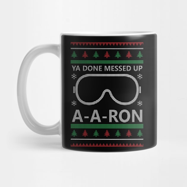 a-a-ron christmas ugly christmas by sudiptochy29